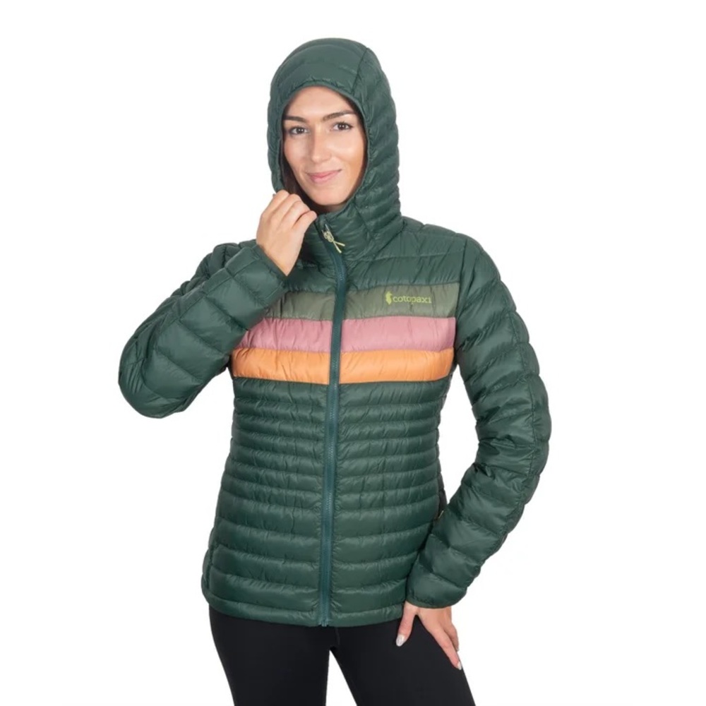 Cotopaxi Women's Fuego Down Hooded Puffer Jacket / Feathers - Picture 4 of 11
